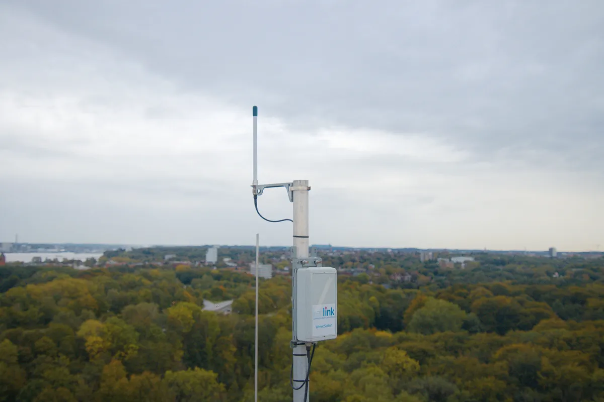 LoRaWAN Gateway installed for IoT network