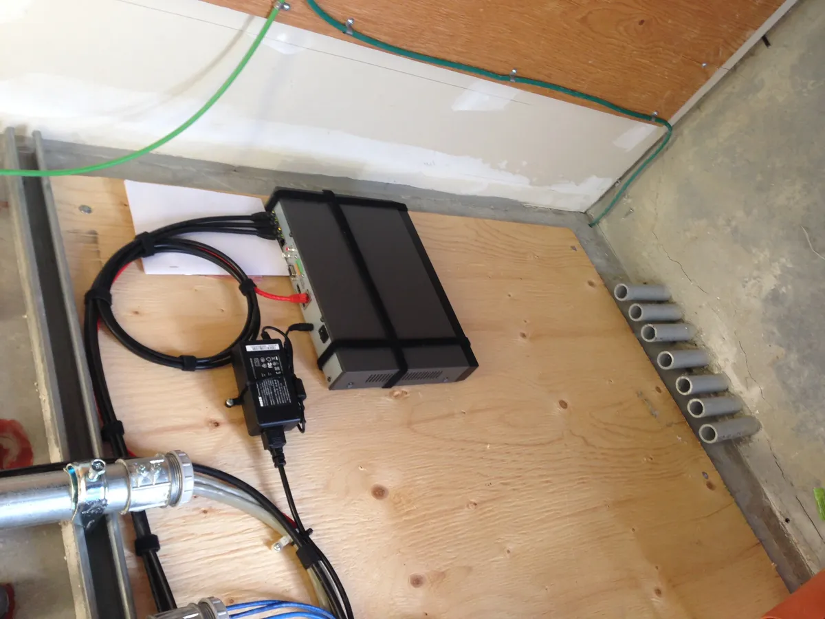 CCTV security camera installation